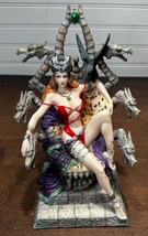 Slayer Queen - Throne of Possession resin Statue Fantasy Sculpture Gothi... - $75.00