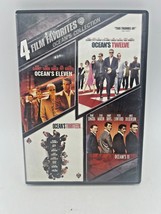 4 Film Favorites: Ocean’s Collection (DVD)-Ocean&#39;s 11 - Ocean&#39;s 12 - Ocean 13 - £3.87 GBP