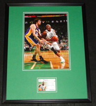 Paul Pierce Signed Framed 16x20 Photo Display UDA Celtics Wizards Kansas - £116.76 GBP