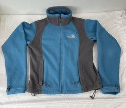 The North Face Full Zip Liner Sweater Jacket Women Size XS/TP Blue Grey - £13.33 GBP