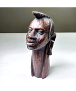 Vintage Hand Carved Wood Woman Sculpture African Art Head Statue Figure ... - $4,737.27 MXN