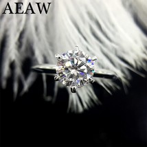  8mm round cut ef moissanite engagement ring anniversary ring moissanite ring for women thumb200