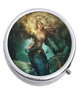 Mermaid Warrior Medicine Vitamin Compact Pill Box - £7.84 GBP