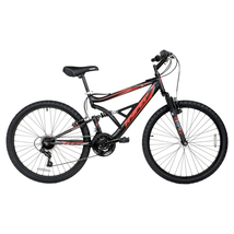 Hyper Bicycles Men&#39;s 26&quot; Shocker Mountain Bike, Black/Red - £157.96 GBP