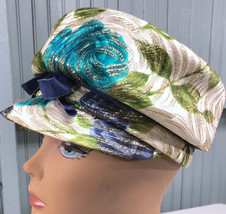 Famous Barr St. Louis Medium VTG Fashion Church Floral Party Glamour Cap... - $41.35