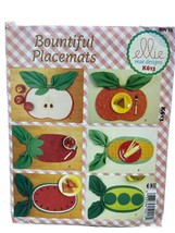Kwik Sew Sewing Pattern K613 Reversible Placemats Fruit Vegetables Dinin... - $9.74