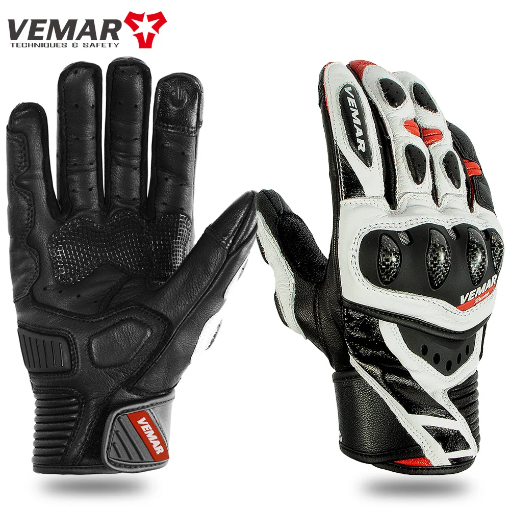 2022 New Motorcycle Leather Gloves   Protective Glove Man Lady Motocross Motorbi - £199.27 GBP