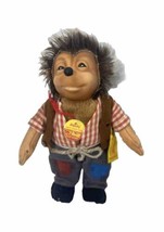 Vintage Steiff Mecki Hedgehog Plush Rubber Faced Doll 7 inch Complete wi... - £78.16 GBP