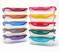 LocknLock Set of 10 Multi-Color Nesting Rectangles in Multi - $193.99