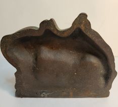 Cast Iron Grazing Horse Bookend Door Stop VTG image 3