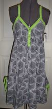 WOMEN&#39;S JUNIORS FOX RACING BLACK WHITE LIME SUNDRESS FUN DRESS NEW $55 - £24.12 GBP