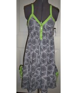 WOMEN&#39;S JUNIORS FOX RACING BLACK WHITE LIME SUNDRESS FUN DRESS NEW $55 - $41.01 CAD