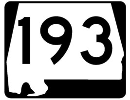 Alabama State Route 193 Sticker R4591 Highway Sign Road Sign Decal - $1.45+