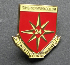 24TH Marine Regiment Usmc Marines Si Vis Pacem Para Bellum Lapel Pin Badge 1 Inc - £4.51 GBP