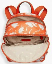 NWB Kate Spade Karissa Nylon Backpack Orange Floral WKR00450 $279 Gift Bag Y - £70.41 GBP