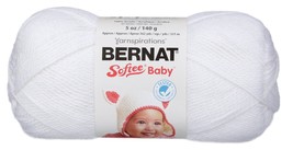 Bernat Softee Baby Yarn - Solids-White 166030-2000 - £18.78 GBP