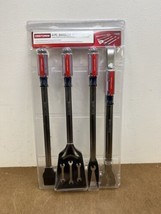 Craftsman BBQ GRILL TOOL SET w Original Box fork spatula brush tongs bar... - £47.68 GBP