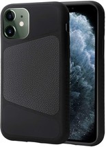 Black Leather Material  Anti-Skid Texture Case Compatible With iPhone 11 6.1&quot; - £9.29 GBP