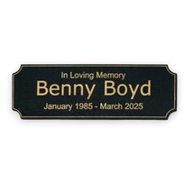 Sign - Engraved Name Plate, Personalized Name Plaque (RAW WOOD, 2x6 Inches) - $12.73+