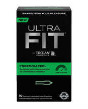 Trojan Ultrafit Freedom Feel Condom - Pack of 10 - $31.65