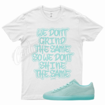 White GRIND T Shirt for Puma Suede Classic Mono Iced Aruba Blue Teal Mint - £20.16 GBP+