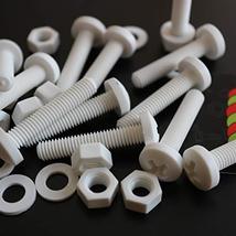 20 x White Philips Pan Head Screws Polypropylene (PP) Plastic Nuts and B... - £26.93 GBP
