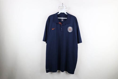 Nike Mens 2XL XXL Spell Out Retro Detroit Tigers Baseball Golf Polo Shir... - $39.55
