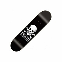 Death skateboards Skull Skateboard Deck 8.25&quot; Black White with grip - $47.99