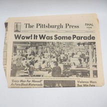 Newspaper Pittsburgh Press October 18 1971 Pirates World Series Victory - £19.12 GBP