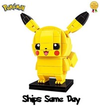 ✅ Official Pokémon Pikachu Building Blocks Set 116Pcs Creative DIY Fun NEW - $25.21