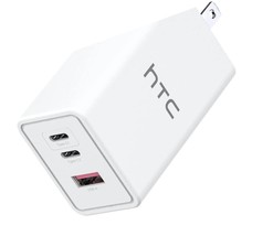 HTC 65w USB C Wall Charger 3 Ports, GaN Fast Charger Block C - £87.88 GBP
