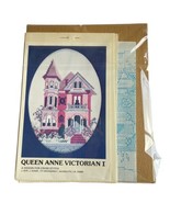 Kirby Queen Anne Victorian I Counted Cross Stitch Embroidery  Kit Pink H... - £18.85 GBP