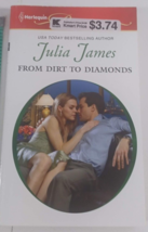 from dirt to diamonds by julia james paperback fiction novel - £4.66 GBP