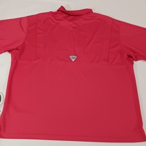 Columbia FS6016 Men's Omni Shade Short Sleeve Red Polo Shirt Size Large Chest 59 image 15