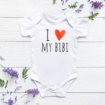 pregnancy reveal, baby announcement, bibi onesie®, baby onesie®, baby shower gif - £14.59 GBP