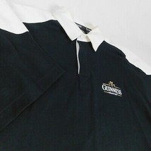 Guinness Draught Beer Men Black Golf Polo Shirt Sz L  - $28.88