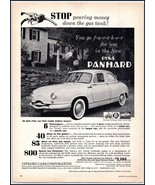 1958 Citroen Dyna Panhard Automobile PRINT AD BX4 - $7.97 CAD