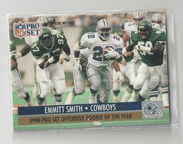 EMMIT SMITH  #22  PRO SET 1991 FOOTBALL    NRMT       - $3.25