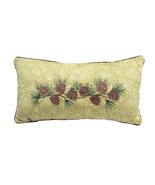 Donna Sharp Decorative Pillow Cabin Raising Pine Cone (Rectangle) - £42.59 GBP