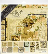 Graphic 45 Deluxe Collector&#39;s Edition Pack 12&quot;X12&quot;-Le Romantique, Multic... - $39.99