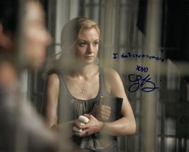 Emily Kinney signed The Walking Dead Beth Greene 8x10 Photo I don&#39;t care anymore - £46.45 GBP