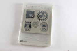 GOOD - Stampin Up &quot; PUNCH BUNCH &quot; 5 Piece Rubber Cling Stamp Set 123211 - £7.05 GBP