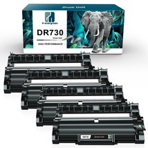 4x Drum DR730 Compatible for Brother MFC-L2710DW HL-L2370DW DCP-L2550DW - £57.41 GBP