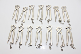 Lot Of 14 Miniature 2.25" Nail Puller Tool Keychain Xmas Ornaments - $20.87