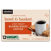 BOWL AND BASKET BLONDE ROAST LIGHT ROAST COFFEE KCUPS 12CT - $7.99