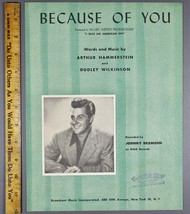 Because of You (sheet music) - $7.00