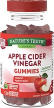 Nature&#39;s Truth Apple Cider Vinegar Gummies, 120 Count - £34.36 GBP