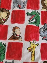 Vintage Curious George Bed Fitted Sheet Twin - $39.60