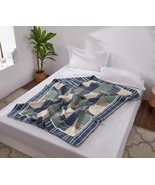 Morning Mist Reversible Versatile Soft Quilted Throw Blanket 50x60in Vir... - £29.05 GBP