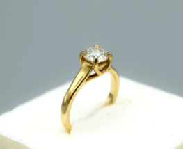 .98ct Natural Solitaire Diamond Engagement Ring 14k Gold VS2 Size 6.5 202210000a - £4,206.54 GBP